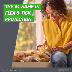 Flea and Tick Treatment for Cats Over 1.5 lbs. 6 Treatments