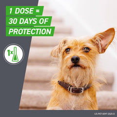 Flea and Tick Treatment For Medium Dog (23-44 pounds) , 6 Doses
